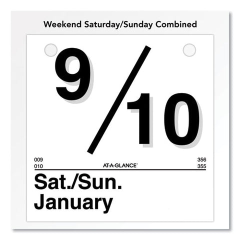 Today Is Daily Wall Calendar Refill, 6 X 6, White Sheets, 12-month (jan To Dec): 2026