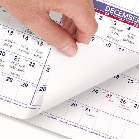 Yearly Wall Calendar, 24 X 36, White Sheets, 12-month (jan To Dec): 2026