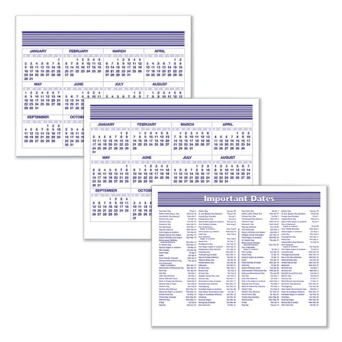 Flip-a-week Desk Calendar Refill, 7 X 6, White Sheets, 12-month (jan To Dec): 2026