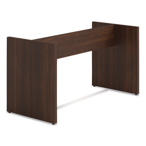 Alera Seville 96" Wide Conference Table Base, 50w X 22d X 28h, Mahogany