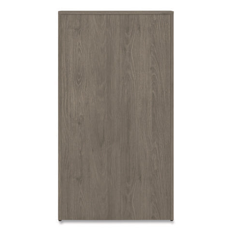 Alera Seville Bookcase, Five-shelf, 36" X 14" X 65", Walnut
