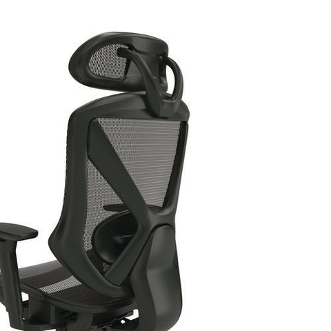 Alera Taunton Ergonomic Mesh Swivel Task Chair, Supports Up To 275lb, 17.44 To 20.98 Seat Height, Black Seat/back, Black Base