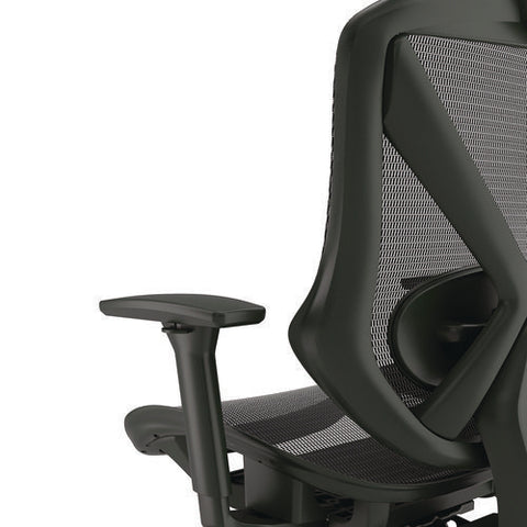 Alera Taunton Ergonomic Mesh Swivel Task Chair, Supports Up To 275lb, 17.44 To 20.98 Seat Height, Black Seat/back, Black Base