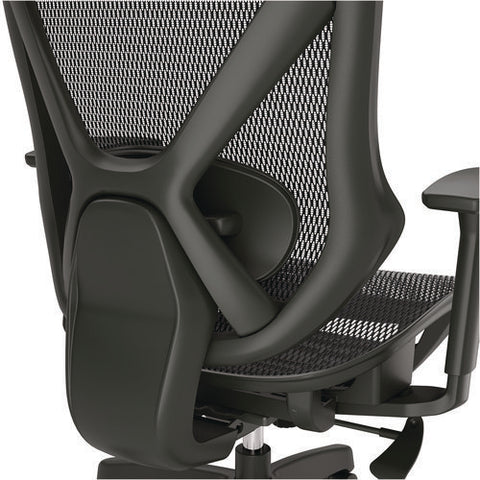 Alera Taunton Ergonomic Mesh Swivel Task Chair, Supports Up To 275lb, 17.44 To 20.98 Seat Height, Black Seat/back, Black Base