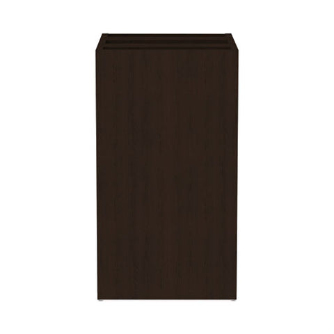 Alera Valencia Series Full Pedestal File, Left/right, 3-drawers: Box/box/file, Legal/letter, Espresso, 15.63" X 20.5" X 28.5"