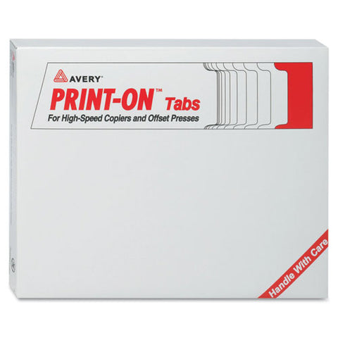 Customizable Print-on Dividers, 3-hole Punched, For Xerox 5090 Copiers, 5-tab, 11 X 8.5, White, 30 Sets