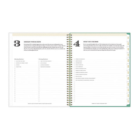 Day Designer Academic Year Weekly/monthly Frosted Planner, Palms Artwork, 11 X 8.5, 12-month (july To June): 2025 To 2026