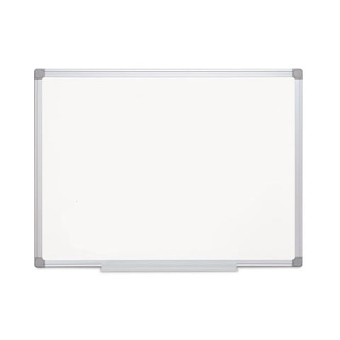 Earth Silver Easy Clean Dry Erase Boards, 36" X 24", White Surface, Satin Aluminum Frame