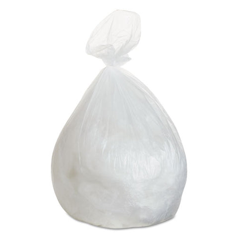 High-density Can Liners, 56 Gal, 13 Mic, 43" X 46", Natural, Perforated Roll, 20 Bags/roll, 10 Rolls/carton