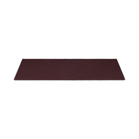 Deep Scrub Pads, 20 X 14, Maroon, 10/carton