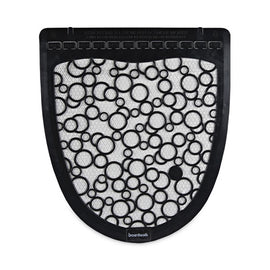Disposable Urinal Floor Mat 2.0, Slip-resistant Rubber, 17.5 X 20, Black/white, 6/carton