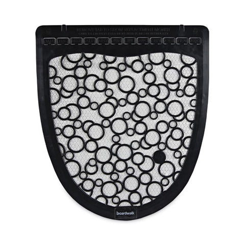 Disposable Urinal Floor Mat 2.0, Slip-resistant Rubber, 17.5 X 20, Black/white, 6/carton