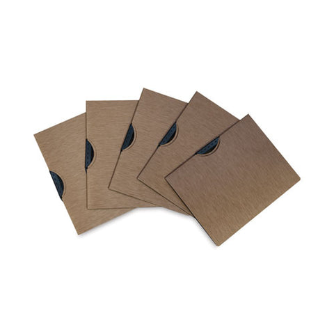 Modern Metallic Executive Style Report Cover, Swing Clip, 8.5 X 11, Bronze/bronze, 5/pack