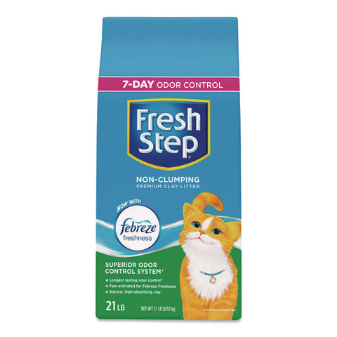Non-clumping Premium Cat Litter With Febreze Freshness, Scented, 21 Lbs