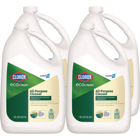 Clorox Pro Ecoclean All-purpose Cleaner, Refill, Unscented, 128 Oz Bottle, 4/carton