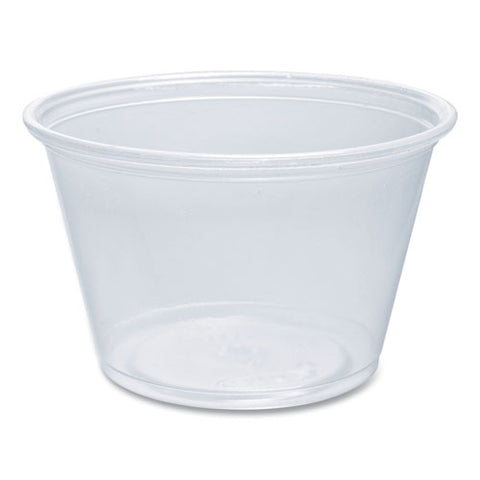 Conex Complements Portion/medicine Cups, 4 Oz, Plastic, Clear, 125/bag, 20 Bags/carton