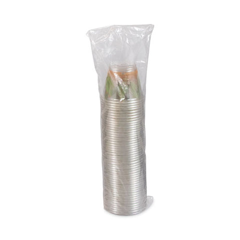 Bare Eco-forward Rpet Cold Cups, 9 Oz, Plastic, Leaf Design, 1,000/carton