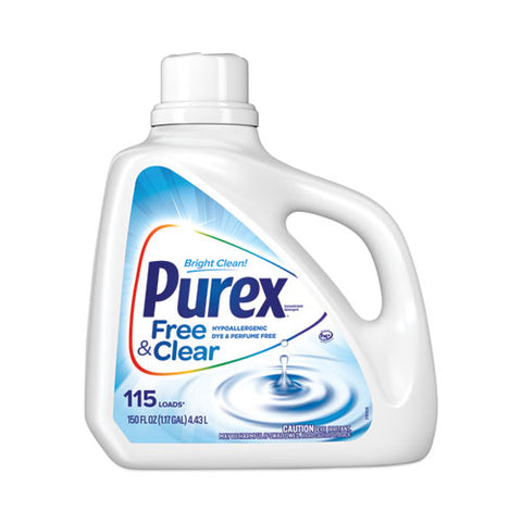 Free And Clear Liquid He Laundry Detergent, Unscented, 150 Oz Bottle