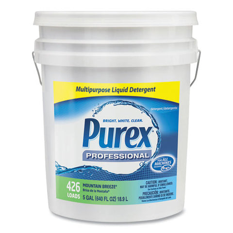 Liquid Laundry Detergent, Mountain Breeze, 5 Gal Pail