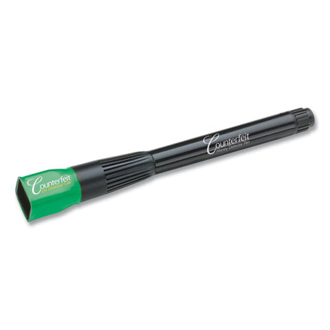 Smart Money Dual-detector Pen With Uv Led Cap For Usd And Most International Currencies, Black