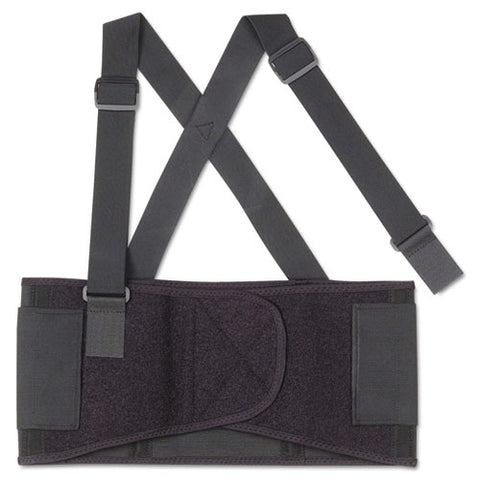 Proflex 1650 Economy Elastic Back Support Brace, Large, 34" To 38" Waist, Black