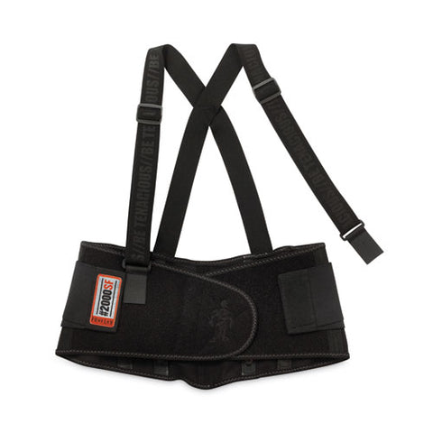 Proflex 2000sf High-performance Spandex Back Support Brace, 3x-large, 46" To 52" Waist, Black