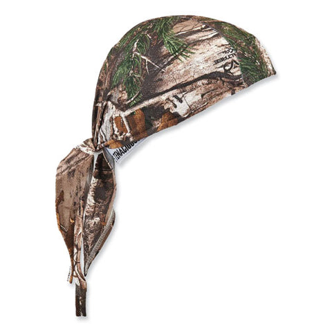 Chill-its 6615 High-performance Bandana Doo Rag With Terry Cloth Sweatband, One Size Fits Most, Realtree Xtra