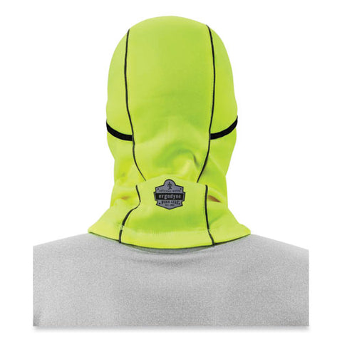 N-ferno 6823 Hinged Balaclava Face Mask, Fleece, One Size Fits Most, Lime