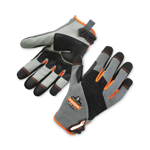Proflex 710 Heavy-duty Mechanics Gloves, Gray, 2x-large, Pair