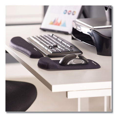 Plushtouch Keyboard Wrist Rest With Foamfusion Technology, 18.12 X 3.19, Graphite