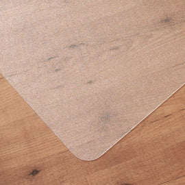 Ecotex Marlon Bioplus Rectangular Polycarbonate Chair Mat For Hard Floors, Rectangular, 46" X 60", Clear