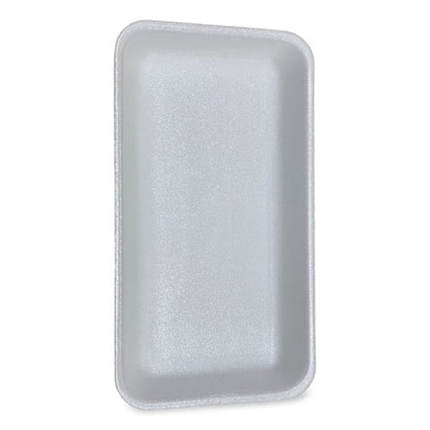 Meat Trays, #15p, 14.44 X 7.88 X 1.37, White, Foam, 200/carton