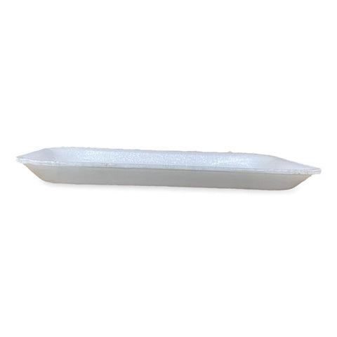 Meat Trays, #2s, 8.5 X 6 X 0.7, White, Foam, 500/carton