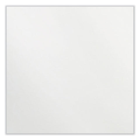Coda Low Profile Circular Non-magnetic Glassboard, 36" X 36", White Surface