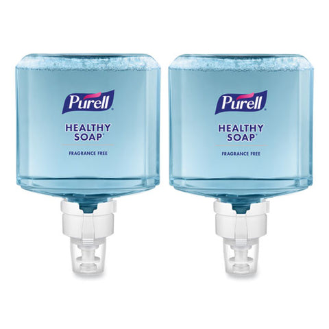 Healthy Soap Gentle And Free Foam Refill, For Es8 Dispensers, Fragrance-free, 1,200 Ml, 2/carton