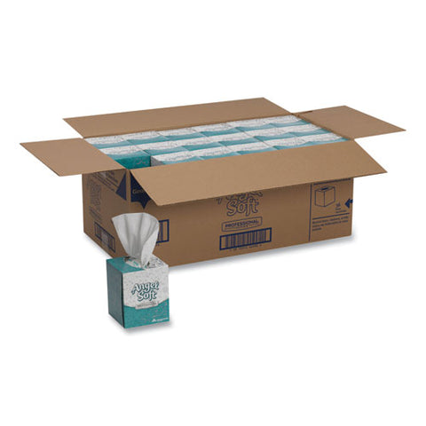 Angel Soft Ps Premium Facial Tissue In Cube Box, 2-ply, White, 96 Sheets/box, 36 Boxes/carton