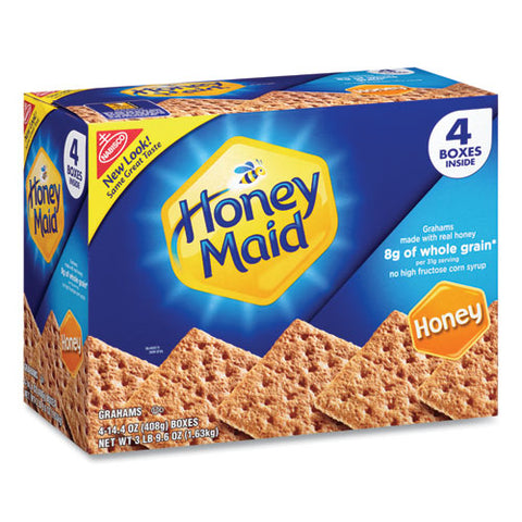 Honey Maid Honey Grahams, 14.4 Oz Box, 4 Boxes/pack