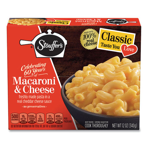 Classics Macaroni And Cheese Meal, 12 Oz Box, 6 Boxes/pack
