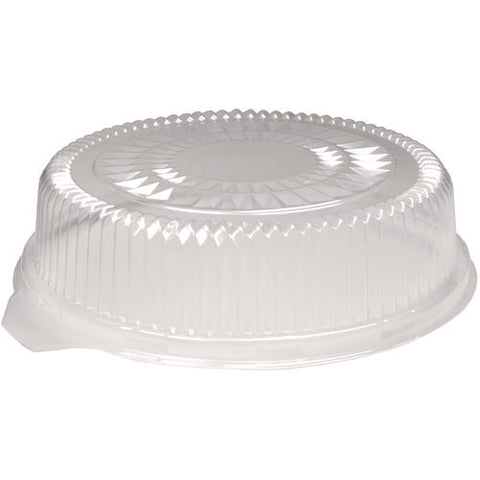 Plastic Dome Lids, Embossed, Fits 4012/4013, 12" Diameter, 25/carton