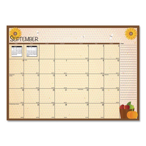 Seasonal Monthly Planner, Illustrated Seasons Artwork, 10 X 7, Light Blue Cover, 12-month (jan To Dec): 2026