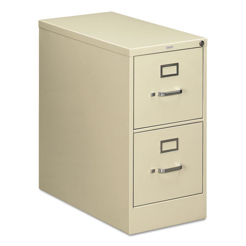 210 Series Vertical File, 2 Letter-size File Drawers, Putty, 15" X 28.5" X 29"