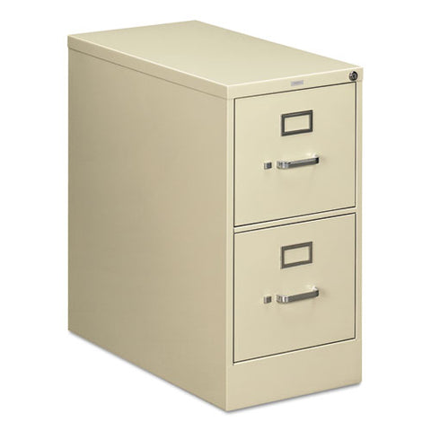 210 Series Vertical File, 2 Letter-size File Drawers, Putty, 15" X 28.5" X 29"