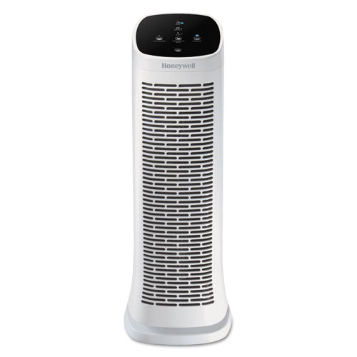 Air Genius 3 Oscillating Tower Air Purifier With Permanent Washable Filter, 225 Sq Ft Room Capacity, White