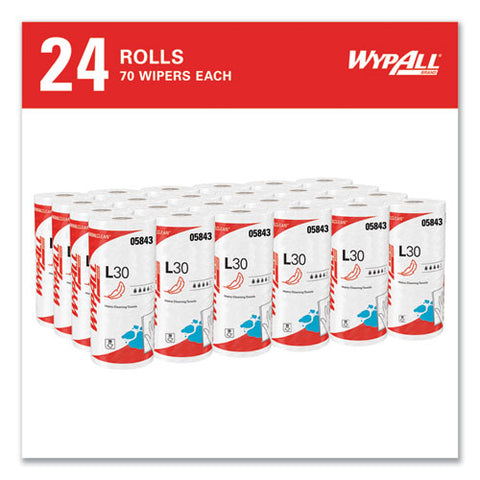 L30 Towels, 11 X 10.4, White, 70 Sheets/roll