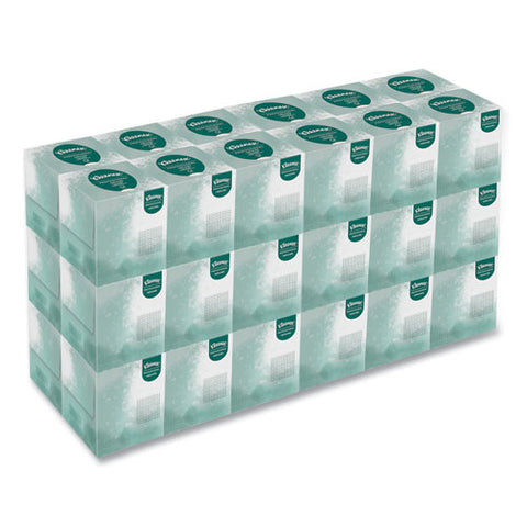 Naturals Facial Tissue For Business, Boutique Pop-up Box, 2-ply, White, 90 Sheets/box, 36 Boxes/carton