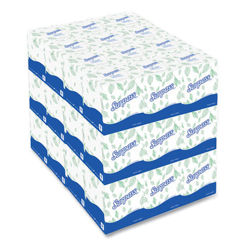 Facial Tissue For Business, Pop-up Box, 2-ply, White, 90 Sheets/box, 36 Boxes/carton