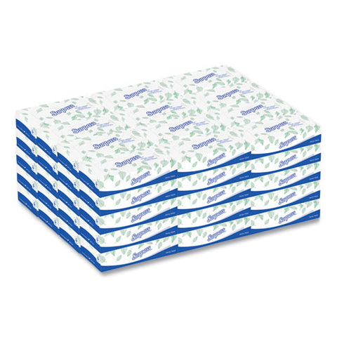 Facial Tissue For Business, 2-ply, White, 125 Sheets/box, 60 Boxes/carton