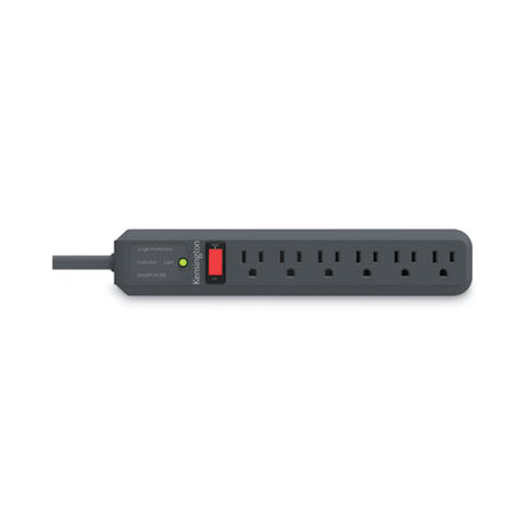 Guardian Surge Protector, 6 Ac Outlets, 15 Ft Cord, 540 J, Gray