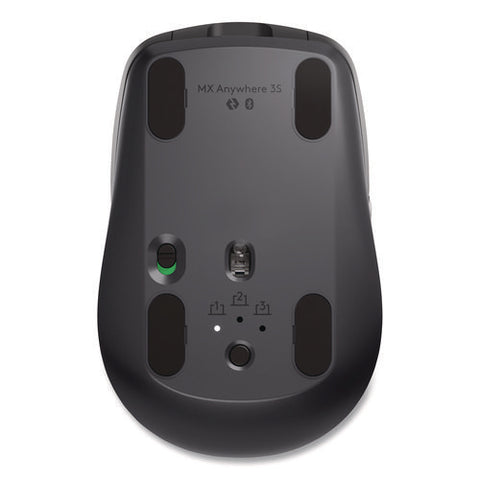 Mx Anywhere 3s For Business Wireless Mouse, 33 Ft Wireless Range, Right Hand Use, Graphite