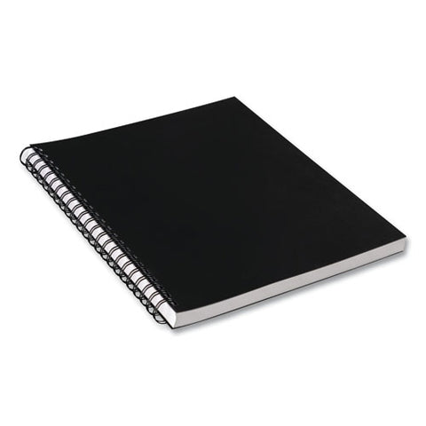 Ucreate Poly Cover Sketch Book, 43 Lb Cover Paper Stock, Black Cover, (75) 12 X 9 Sheets